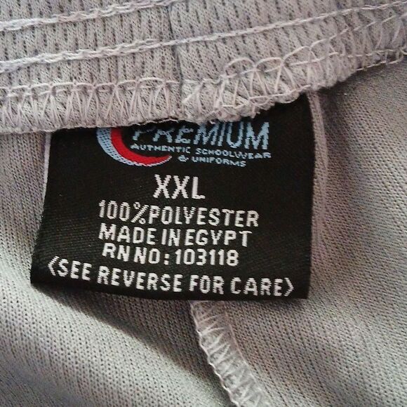 Premium Power Wash gray purple black athletic shorts Sz XXL NWT - Picture 6 of 6